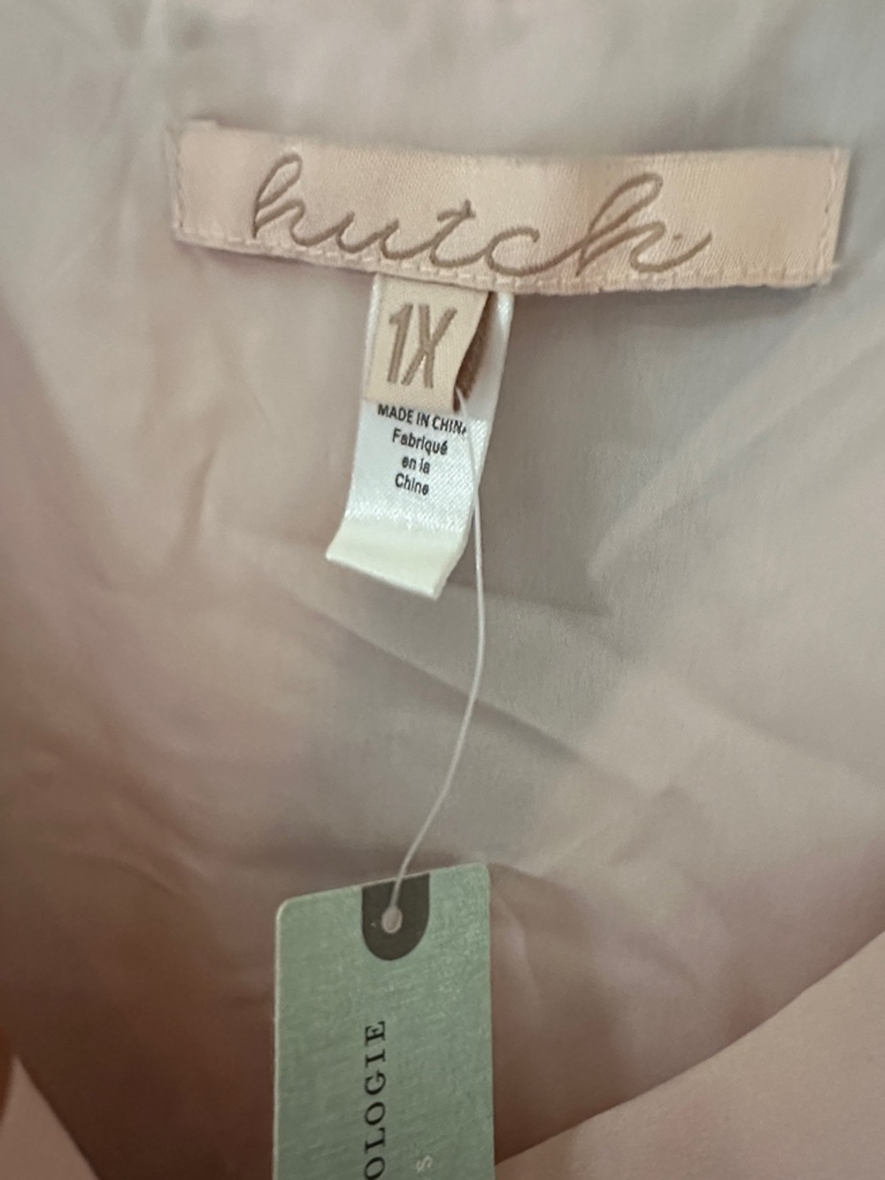 Anthropologie Hutch Geo Wrap Mini Dress Balloon Sleeve Tie Waist wedding guest - Picture 8 of 11